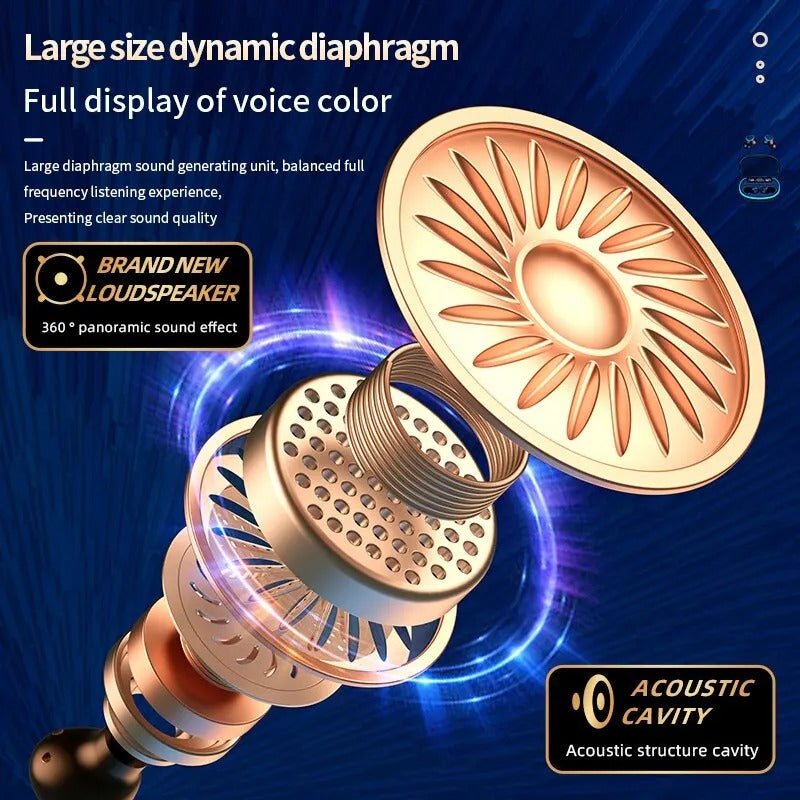 Auriculares Premium sin cables – ¡Desconéctate del ruido, conéctate contigo!