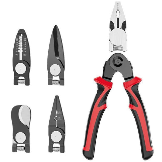 KIT ALICATES 5 EN 1 – PINZAS INTERCAMBIABLES